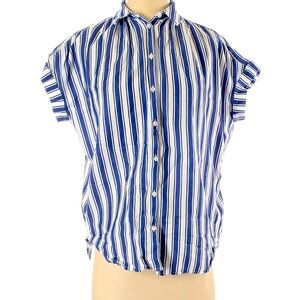Madewell Short Sleeve Button Down Muscle Shirt